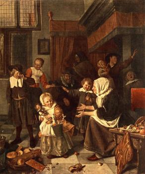 Jan Steen : The Feast of St. Nicholas